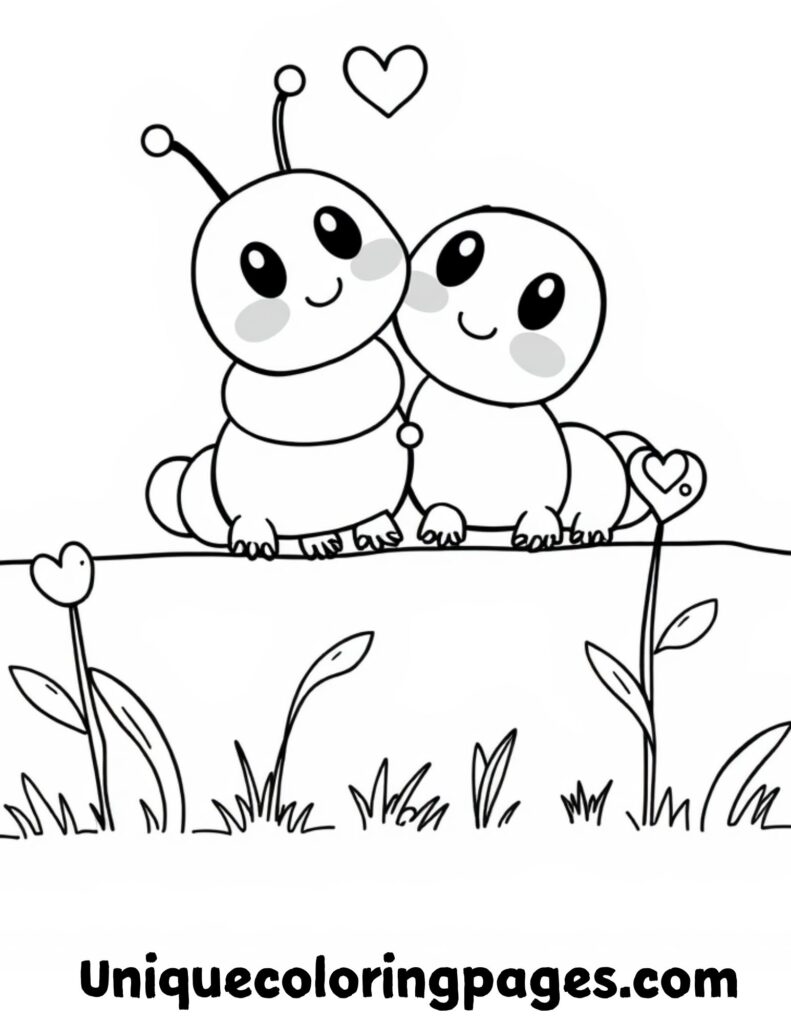 baby caterpillar coloring pages