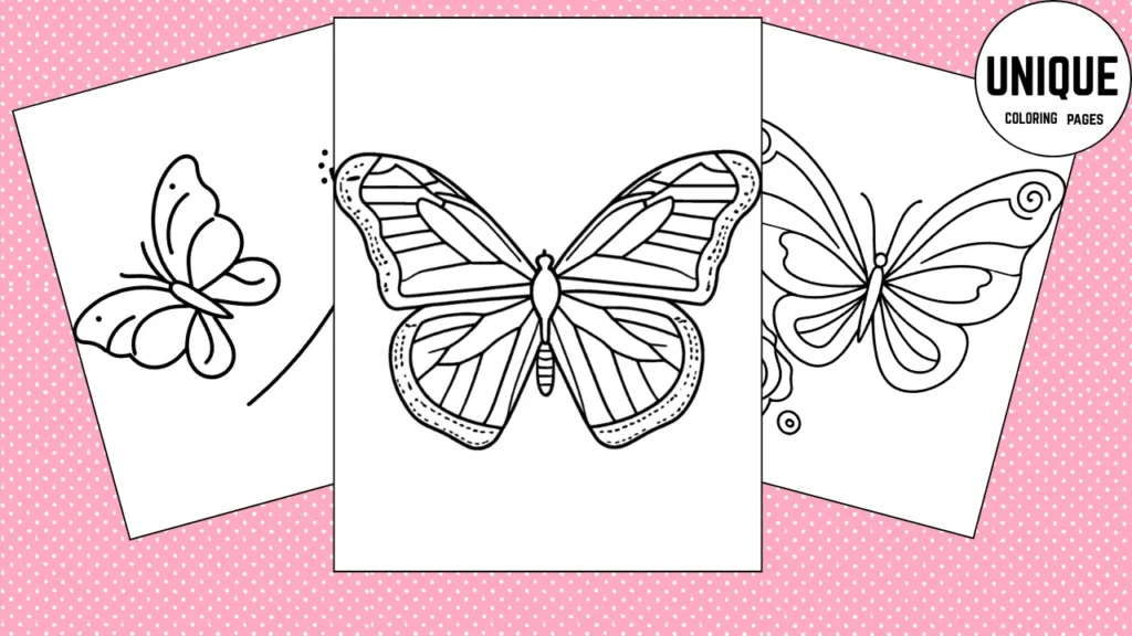 butterfly coloring pages
