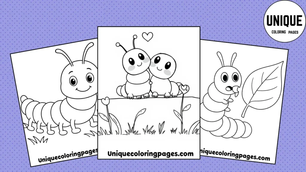caterpiller coloring pages