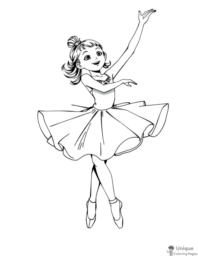 ballerina coloring pages printable