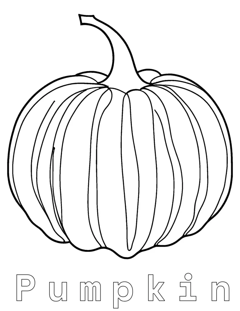free pumpkin coloring pages printable