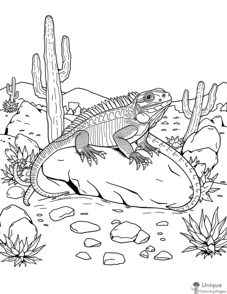 reptiles coloring pages