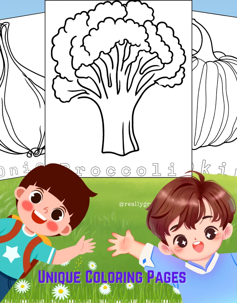 vegetables with names coloring pages.webp